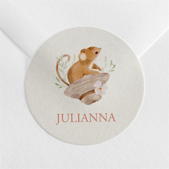 Sticker naissance Ma petite souris réf.N3601795