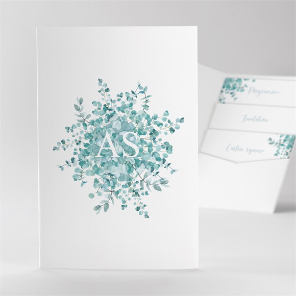 Faire-part mariage Tourbillonnant pocketfold réf.N84170