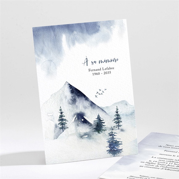 Faire-part décès Immensité réf.N211622