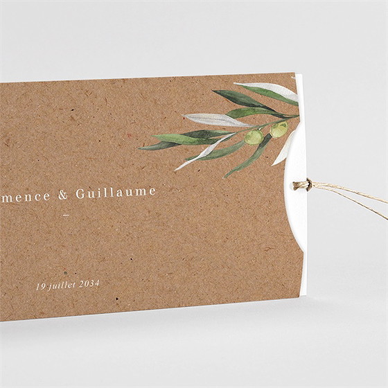 Faire-part mariage provençal