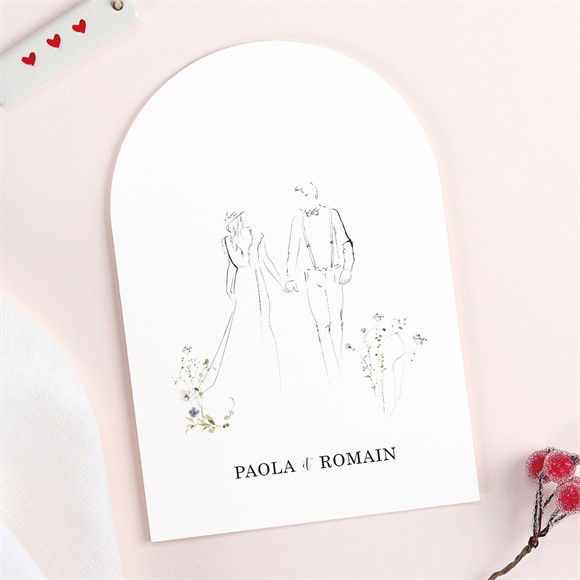 Faire-part mariage Complicité arche réf.N27114