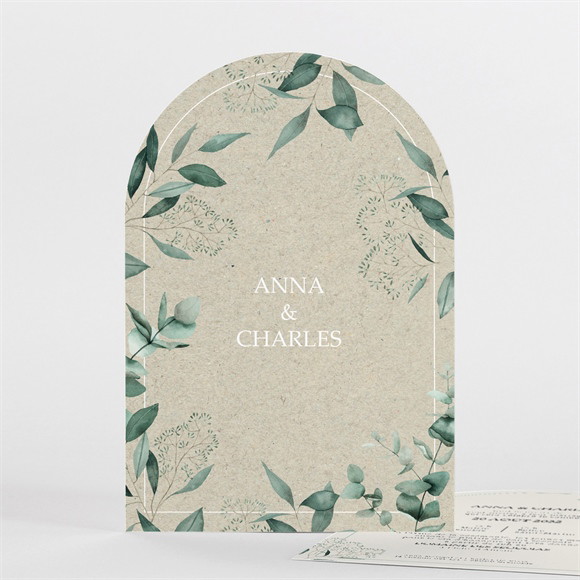 Faire-part mariage Intimité arche réf.N27115