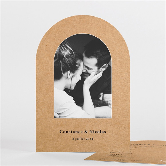 Faire-part mariage Photomaton arche réf.N27117