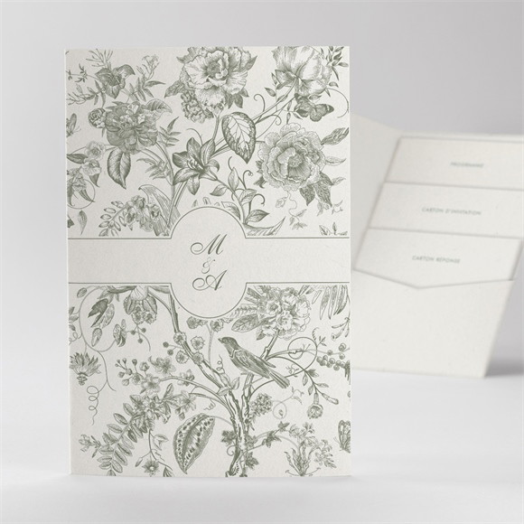 Faire-part mariage Romance réf.N84178