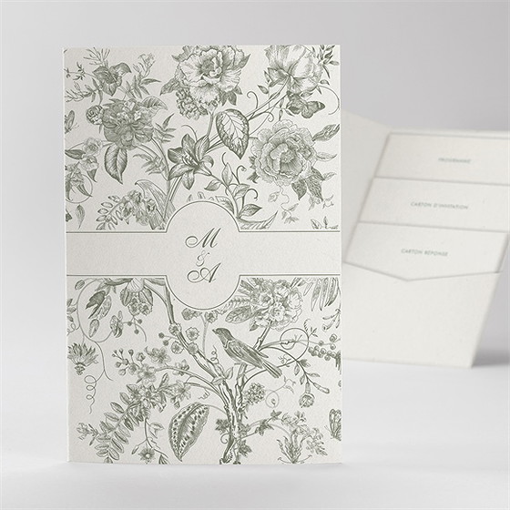 Faire-part mariage romance