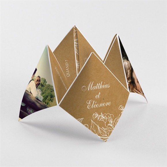 Faire-part mariage Belle découverte cocotte réf.N330125