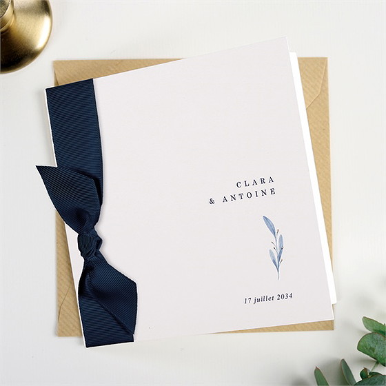 Faire-part mariage pureté