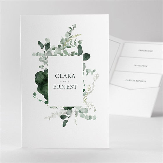 Faire-part mariage tendre murmure