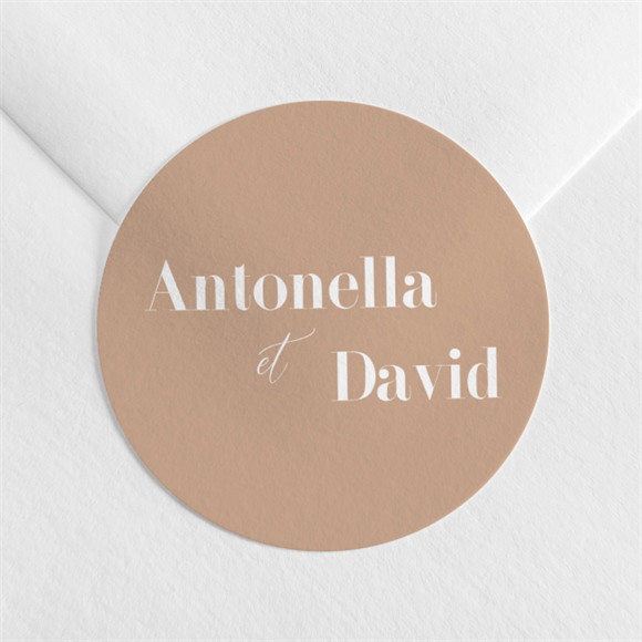 Sticker mariage Engagés réf.N3601847