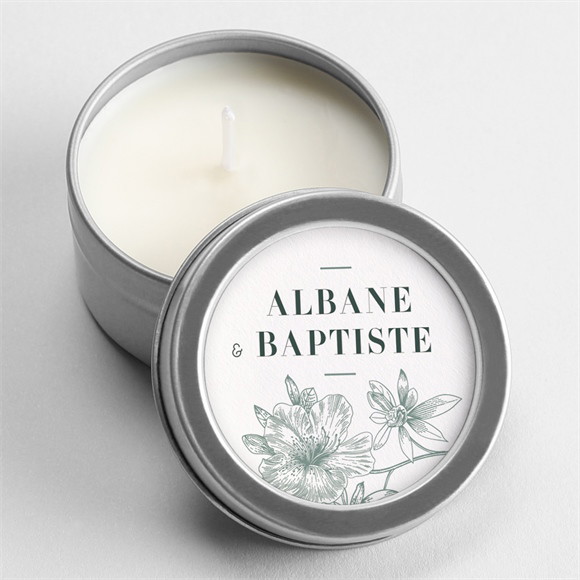 Bougie mariage Sculpture Argent réf.N3601845