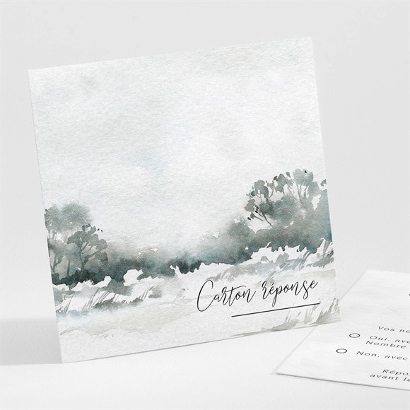 Carton réponse mariage Montagnes réf.N301517