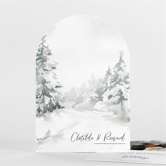 Remerciement mariage Montagnes réf.N27124