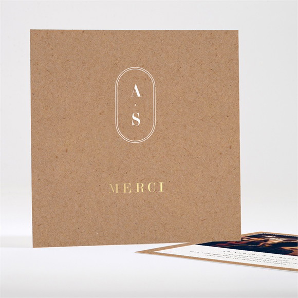 Remerciement mariage Notre Absolu réf.N351514