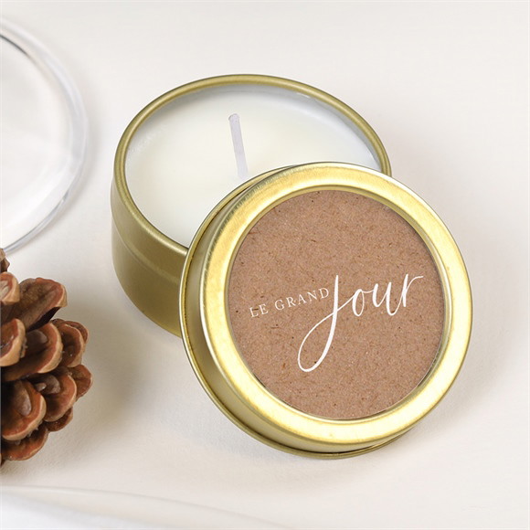 Bougie mariage Notre Absolu Or réf.N3601865