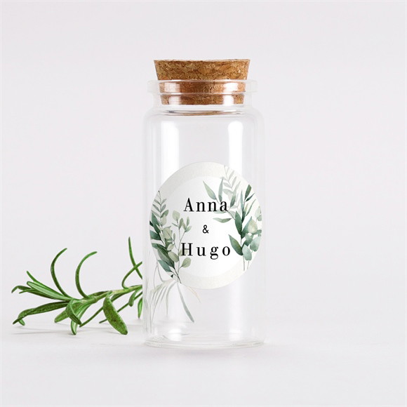 Mignonette mariage Emeraude sticker réf.N3601880