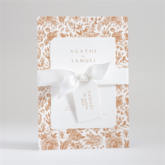 Faire-part mariage passionnément