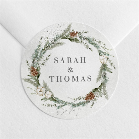 Sticker mariage Noël réf.N3601889