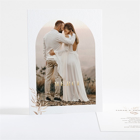 Remerciement mariage l'arche