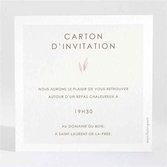 Carton d'invitation mariage Notre Lien réf.N3002023