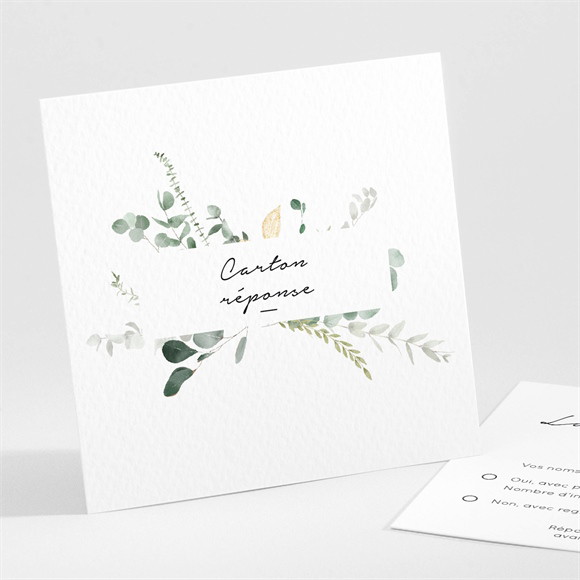Carton réponse mariage Pastel réf.N301531