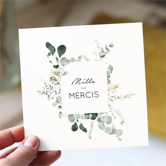 Remerciement mariage Pastel réf.N351521