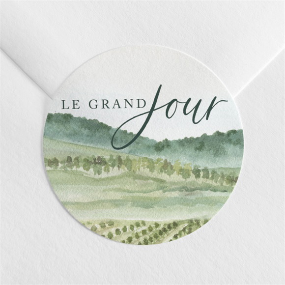 Sticker mariage Vigne réf.N3601930