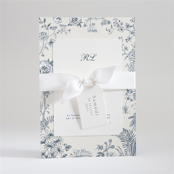 Faire-part mariage tropiques