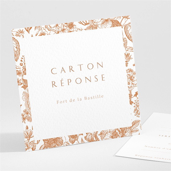 Carton réponse mariage passionnément