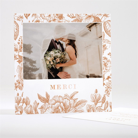 Remerciement mariage Passionnément réf.N351515