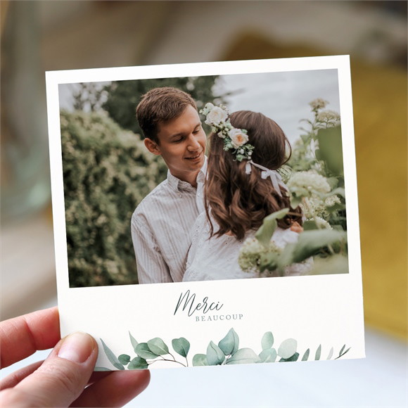 Remerciement mariage Lyrisme réf.N351524