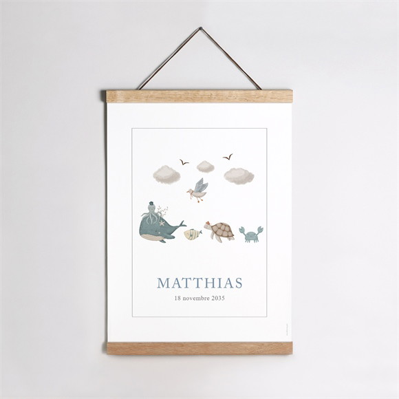 Affiche naissance Mer réf.N260211