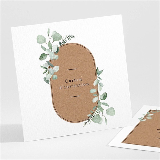 Carton d'invitation mariage encapsulés
