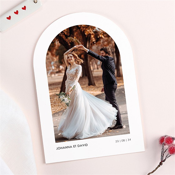 Remerciement mariage tendance