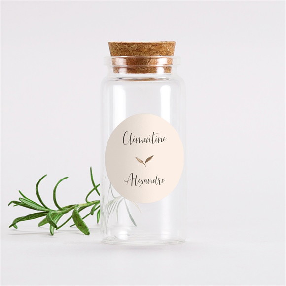 Mignonette mariage Virevoltant sticker réf.N3601981