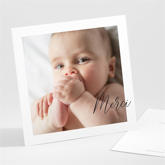 Remerciement naissance Belle Ebauche réf.N301545