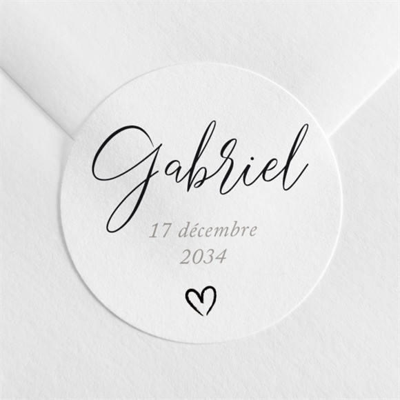 Sticker naissance Belle Ebauche réf.N3601989