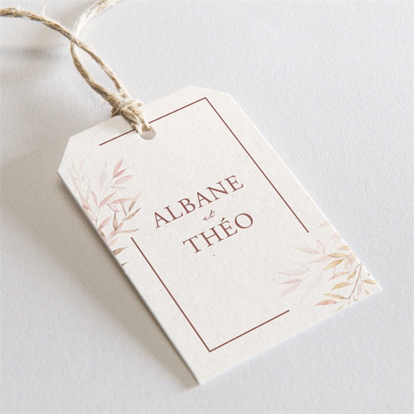 Etiquette mariage Poésie Boheme réf.N291726