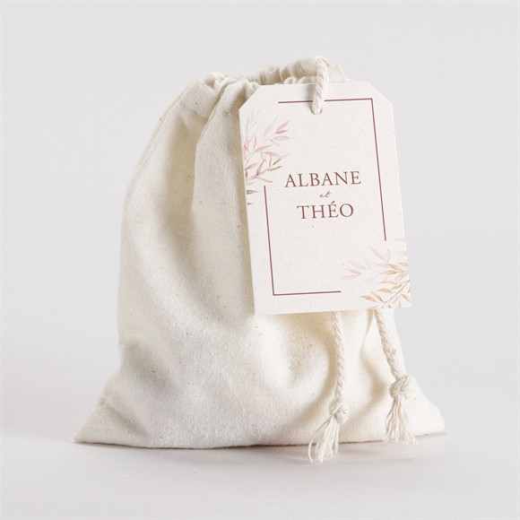 Pochon mariage  Poésie Boheme réf.N291728