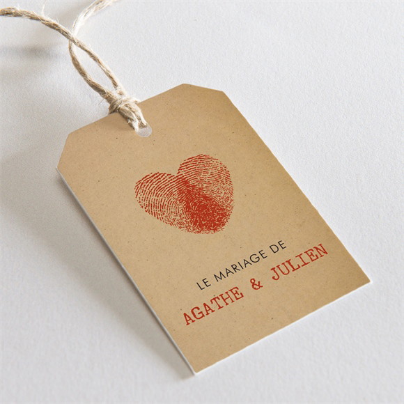 Etiquette mariage Passeport Vintage réf.N291738