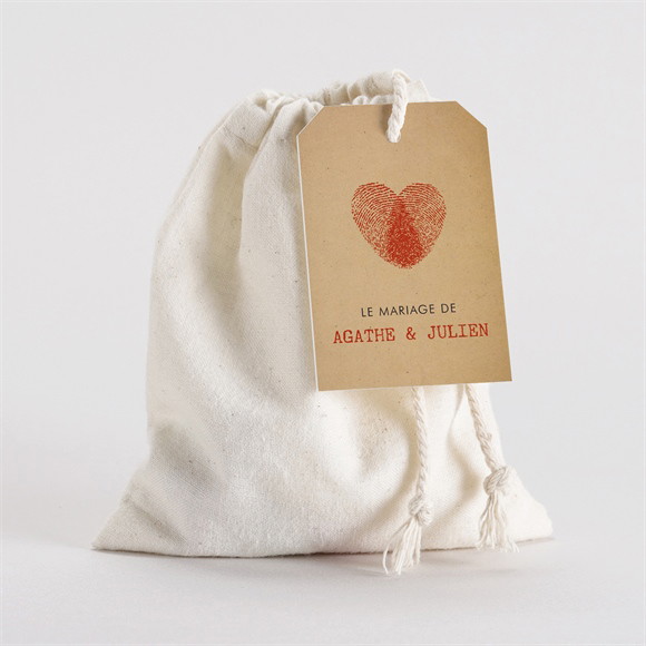 Pochon mariage  Passeport Vintage réf.N291739