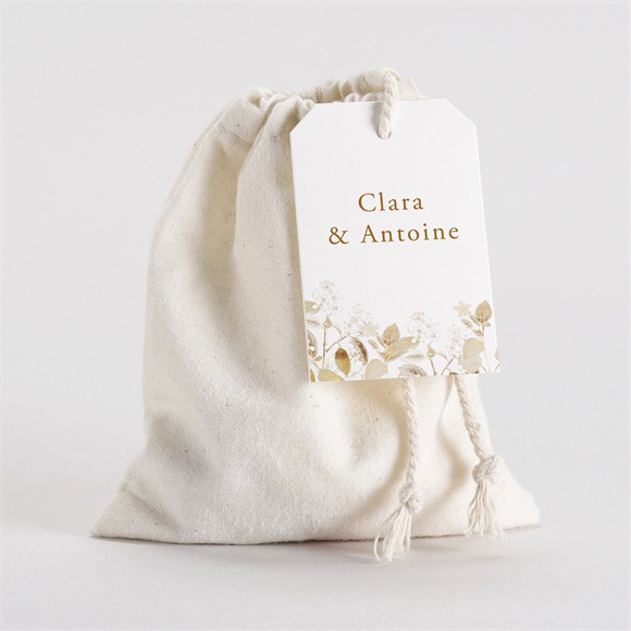 Pochon mariage  Délicatesse végétale réf.N291751