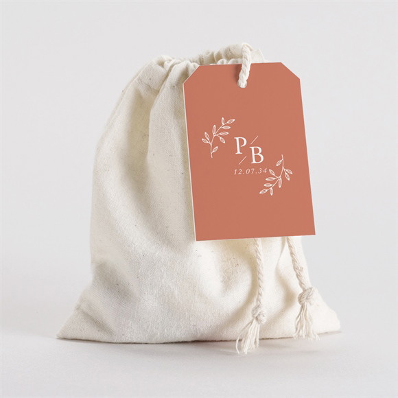 Pochon mariage  Douce Terracotta réf.N291754