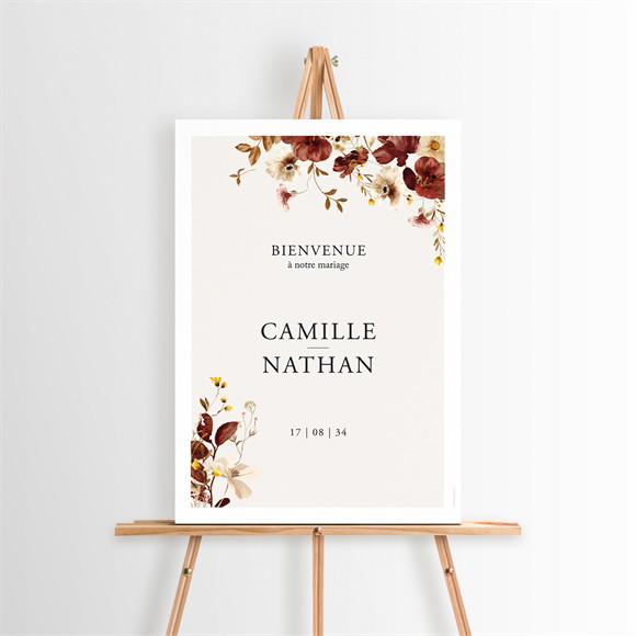 Panneau bienvenue En automne réf.N260229