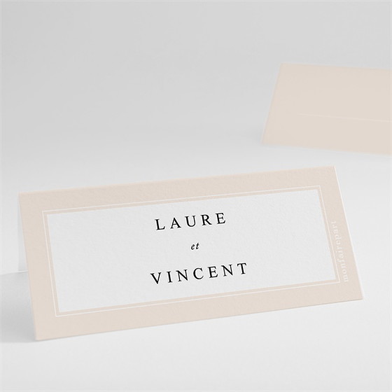 Marque-place mariage volupté