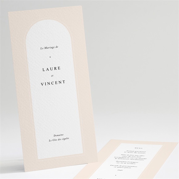 Menu mariage Volupté réf.N221301