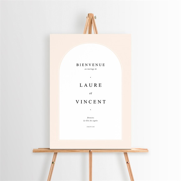 Panneau bienvenue Volupté réf.N260231