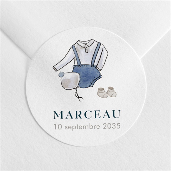 Sticker naissance P'tit bonhomme réf.N3602017