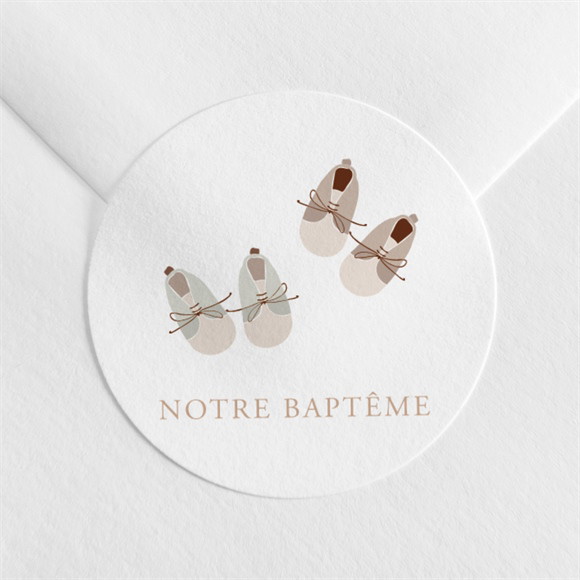 Sticker baptême Jumeaux body réf.N3602027