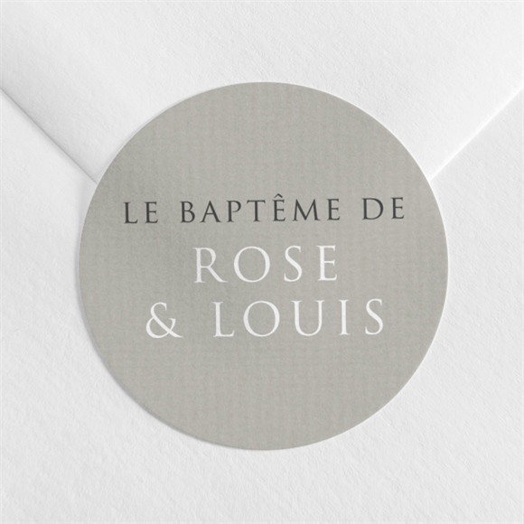 Sticker baptême Petits jumeaux réf.N3602035