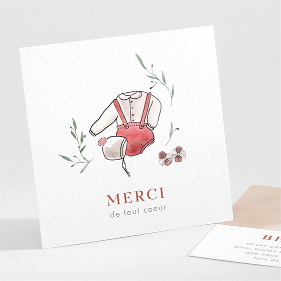 Remerciement naissance p'tite fille